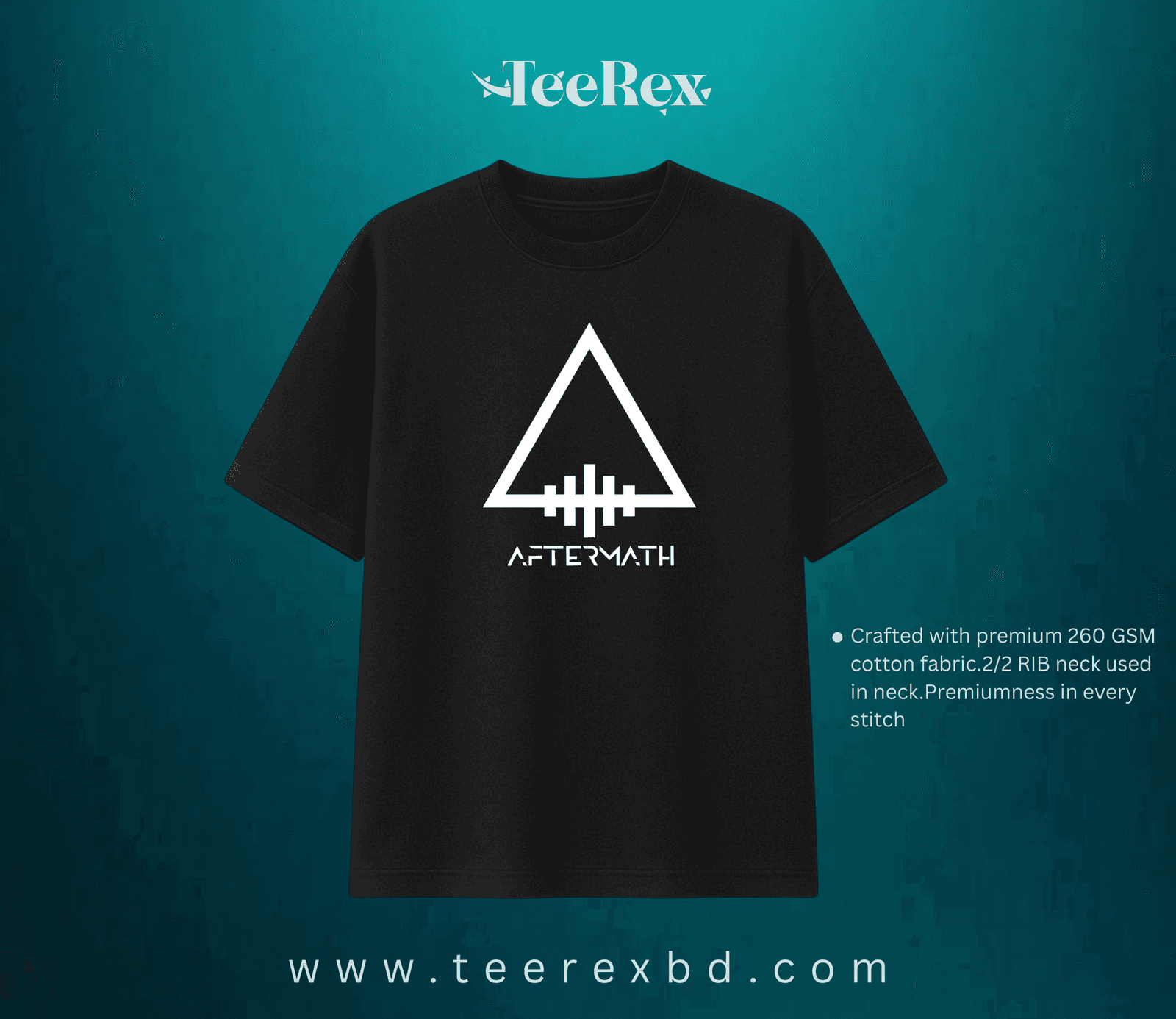 Crafted with premium 280 GSM cotton fabric.22 RIB neck used in neck. (10).png